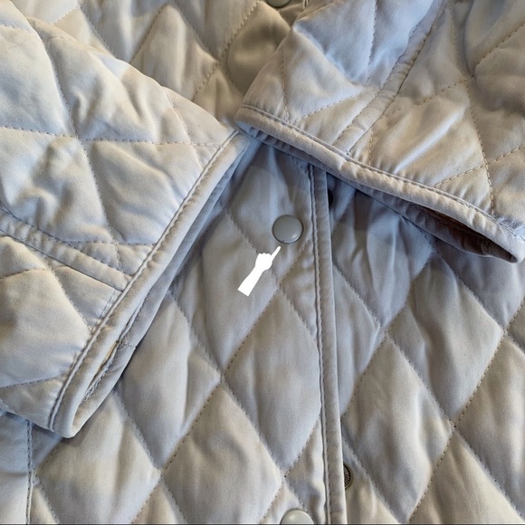 Jones NEW YORK Light Grey Quilted Jacket - Picture 7 of 10